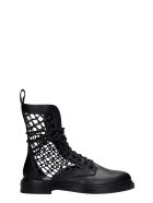 Le Silla Vanessa Combat Boots In Black Leather Le Silla Vanessa Combat Boots In Black Leather - black