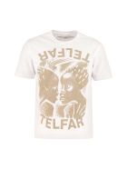 Telfar Printed Cotton T-shirt Telfar Printed Cotton T-shirt - White