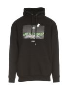 Throwback Sweatshirt Bat Printing Throwback Sweatshirt Bat Printing - Black