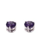 Lo Spazio Amethyst Earrings Lo Spazio Jewelry Lo Spazio Amethyst Earrings - Purple