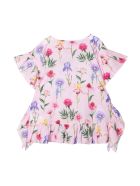 Monnalisa Pink Floral T-shirt Monnalisa Pink Floral T-shirt - Rosa