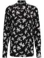 Saint Laurent Floral Silk Shirt Saint Laurent Floral Silk Shirt - Noir Craie