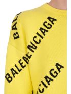 Balenciaga Knitwear In Yellow Cotton Balenciaga Knitwear In Yellow Cotton - yellow