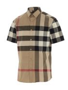 Burberry 'somerton' Shirt Burberry 'somerton' Shirt - Beige