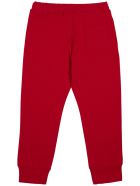 Emporio Armani Red Cotton Joggers With Logo Emporio Armani Red Cotton Joggers With Logo - Red