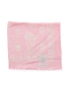 Skull Foulard Alexander McQueen Skull Foulard - Pink/ivory