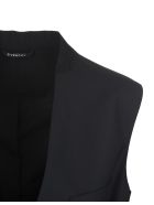 Woman Black Lightweight Wool Sleeveless Jacket With Chain Givenchy Woman Black Lightweight Wool Sleeveless Jacket With Chain