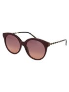 Gg0653s Sunglasses Gucci Gg0653s Sunglasses - 003 BURGUNDY GOLD VIOLET