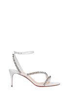 Christian Louboutin Mafaldina Sandals In White Leather Christian Louboutin Mafaldina Sandals In White Leather - white