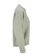 Brunello Cucinelli Wool, Cashmere And Silk Sweater With Written Brunello Cucinelli Wool, Cashmere And Silk Sweater With Written - GREY