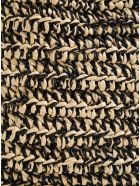 Jil Sander Shoulder Bag In Woven Raffia And Leather Jil Sander Shoulder Bag In Woven Raffia And Leather - Beige