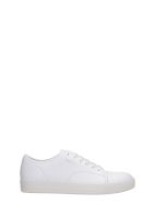 Lanvin Dbb1 Sneakers In White Leather Lanvin Dbb1 Sneakers In White Leather - white