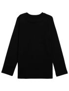 Givenchy Long-sleeved T-shirt In Black Cotton With Logo Givenchy Long-sleeved T-shirt In Black Cotton With Logo - Black