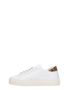 D.A.T.E. Vertigo Sneakers In White Leather D.A.T.E. Vertigo Sneakers In White Leather - white