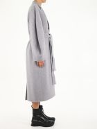 Loewe Circular Sleeve Coat In Wool And Cachemire Loewe Circular Sleeve Coat In Wool And Cachemire - Grey