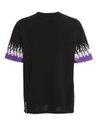 Vision of Super Tshirt Purple Double Flames Vision of Super Tshirt Purple Double Flames - Black