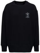 Givenchy Black Jersey Sweatshirt With Logo Print Givenchy Black Jersey Sweatshirt With Logo Print - Black
