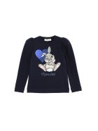 Monnalisa Shirt With Front Logo Monnalisa Shirt With Front Logo - Blu