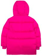 Gucci Pink Nylon Down Jacketì With Logo Patch Gucci Pink Nylon Down Jacketì With Logo Patch - Pink