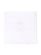 White Baby Blanket With Teddy Bear Givenchy White Baby Blanket With Teddy Bear - Bianco/grigio