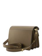 Marni Trunk Bag In Mono-coloured Saffiano Calfskin Marni Trunk Bag In Mono-coloured Saffiano Calfskin - Cigar