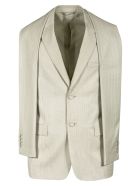 Christian Dior Two-button Blazer Christian Dior Two-button Blazer - Light Grey
