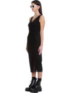 Helmut Lang Dress In Black Viscose Helmut Lang Dress In Black Viscose - black