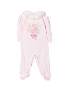 Monnalisa Pink Romper Monnalisa Pink Romper - Rosa