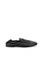 Ariosto Loafers With Coat Of Arms Embroidery Dolce & Gabbana Ariosto Loafers With Coat Of Arms Embroidery - Nero