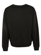 Dolce & Gabbana Logo Patch Ribbed Sweatshirt Dolce & Gabbana Logo Patch Ribbed Sweatshirt - Black