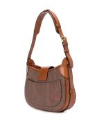 Etro Pegaso Shoulder Bag In Paisley Printed Leather Etro Pegaso Shoulder Bag In Paisley Printed Leather - Brown
