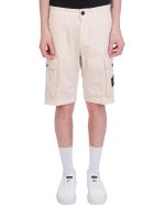 Stone Island Shorts In Beige Cotton Stone Island Shorts In Beige Cotton - beige