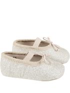 Gallucci Gold Ballet Flats For Baby Girl Gallucci Gold Ballet Flats For Baby Girl - Gold