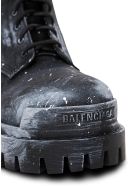 Balenciaga Strike Boots In Painted Effect Nylon Balenciaga Strike Boots In Painted Effect Nylon - Black