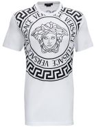 Versace Medusa Print Cotton T-shirt Versace Medusa Print Cotton T-shirt - White