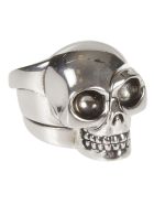 Alexander McQueen Divided Skull Ring Alexander McQueen Divided Skull Ring - Argento