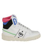 Chiara Ferragni Flirting Eye Logo High Sneakers Chiara Ferragni Flirting Eye Logo High Sneakers - White/Blue