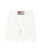 MC2 Saint Barth White Sports Shorts MC2 Saint Barth White Sports Shorts - Bianco