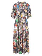Alessandro Enriquez Viscose Dress Alessandro Enriquez Viscose Dress - Check Black