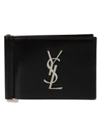Saint Laurent Logo Plaque Bifold Wallet Saint Laurent Logo Plaque Bifold Wallet - Nero