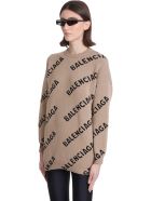 Balenciaga Knitwear In Beige Wool Balenciaga Knitwear In Beige Wool - beige