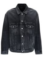 Balenciaga Trompe L'oeil Denim Jacket Balenciaga Trompe L'oeil Denim Jacket - Black