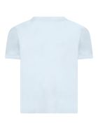 Bobo Choses Light-blue T-shirt For Kids With Logo Bobo Choses Light-blue T-shirt For Kids With Logo - Light Blue