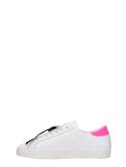 D.A.T.E. Hill Low Sneakers In White Leather D.A.T.E. Hill Low Sneakers In White Leather - white