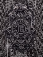Balmain Oversize T-shirt With Monogram Print Balmain Oversize T-shirt With Monogram Print - Black