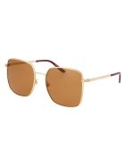 Gg0802s Sunglasses Gucci Gg0802s Sunglasses - 002 GOLD GOLD BROWN