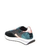 Ghoud Rush Sneakers In Nylon And Velvet GHOUD Rush Sneakers In Nylon And Velvet - Green