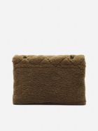 Kensington Soft Xxl Shoulder Bag In Faux Fur Kurt Geiger Kensington Soft Xxl Shoulder Bag In Faux Fur - Cammello