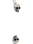 Alexander McQueen Silver-tone Metal Skull-embellished Cuff Bracelet Alexander McQueen Silver-tone Metal Skull-embellished Cuff Bracelet - Metallic