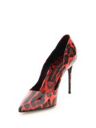 Dolce & Gabbana Printed Patent Leather Pumps Dolce & Gabbana Printed Patent Leather Pumps - Nero e Rosso